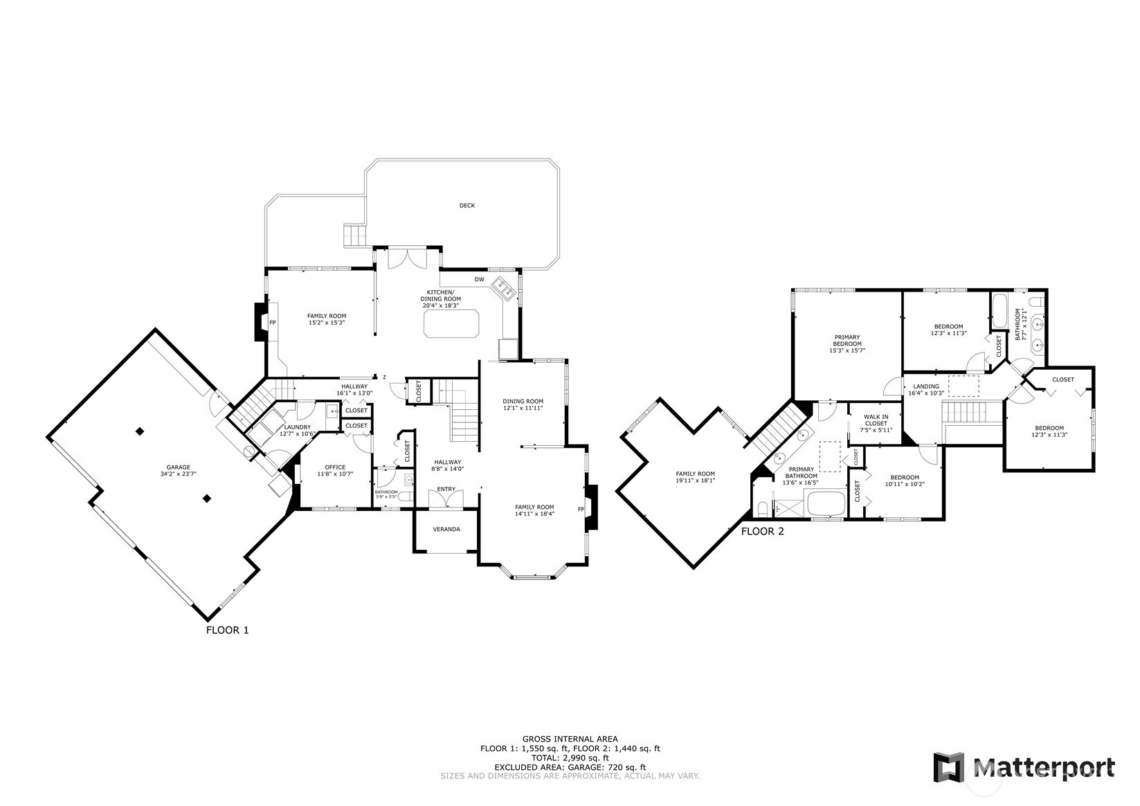 Floor Plan. Check out 3D Matterport Link.