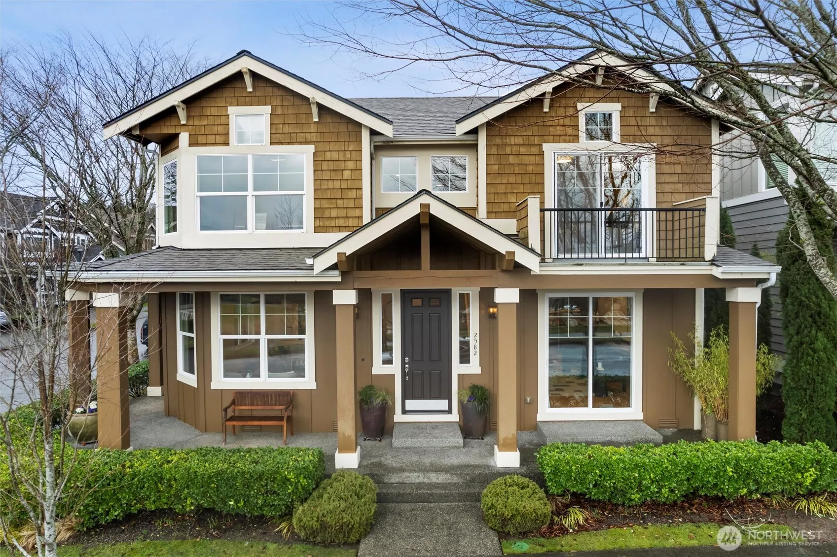 Fantastic corner house with a front seat to Gran View Park and sunset views from your front porch.