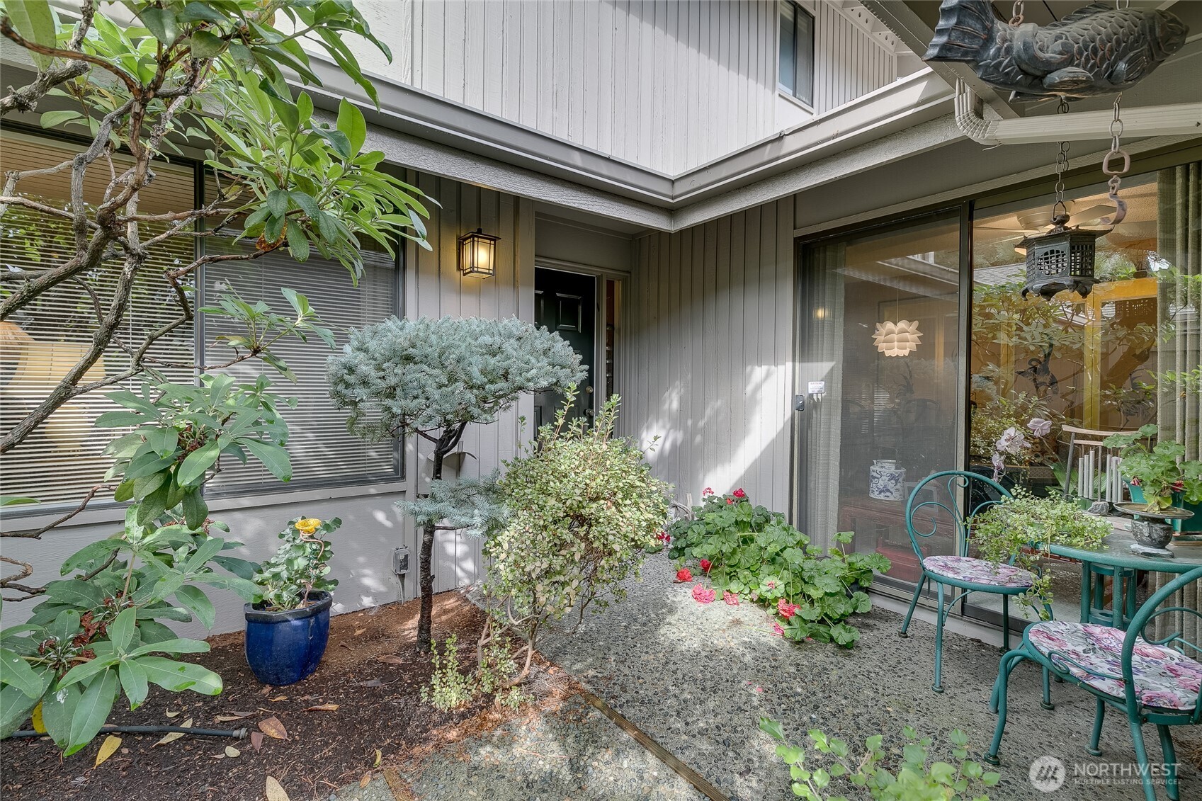 Private courtyard leading to your front door.