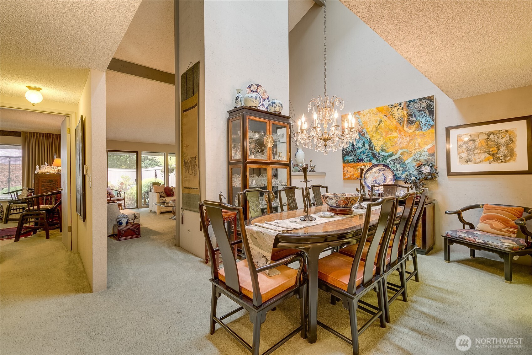 View of Dining room from hallway