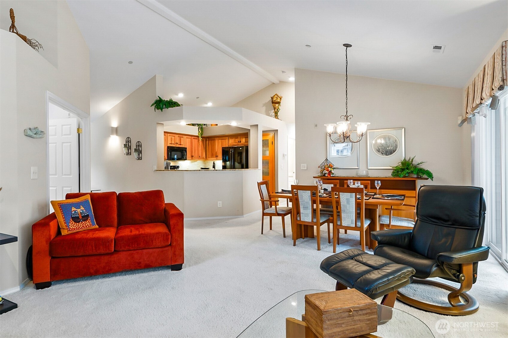 View of Living Room & Dining Room