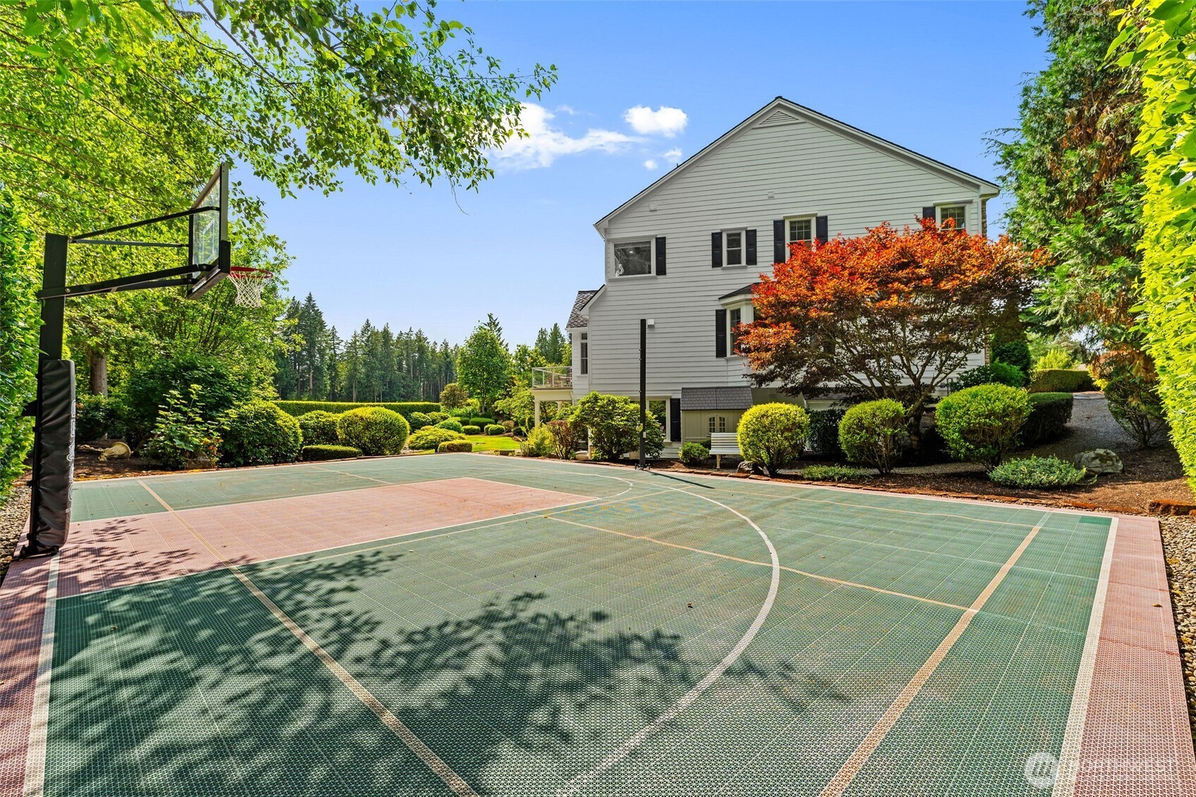 Professional Rhino sport court! This is truly an amazing home for all sizes & types of gatherings, as well as just getting away for some self-rejuvenation.