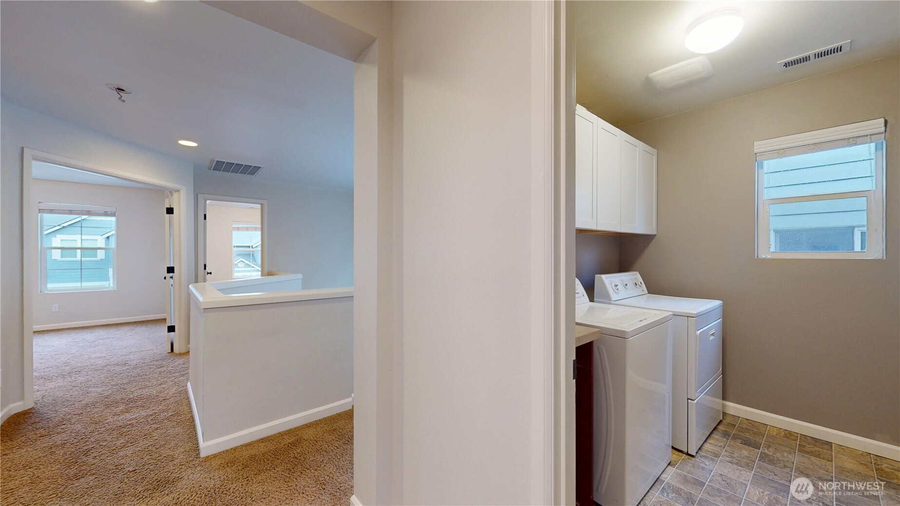 laundry upstairs