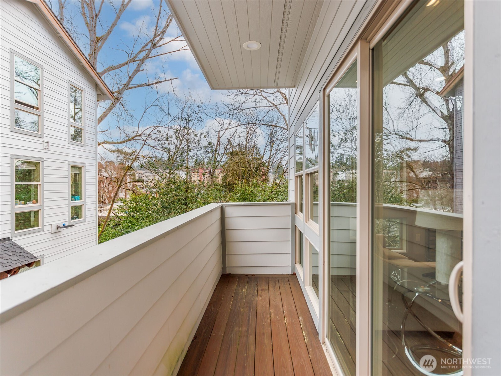 Deck off living room