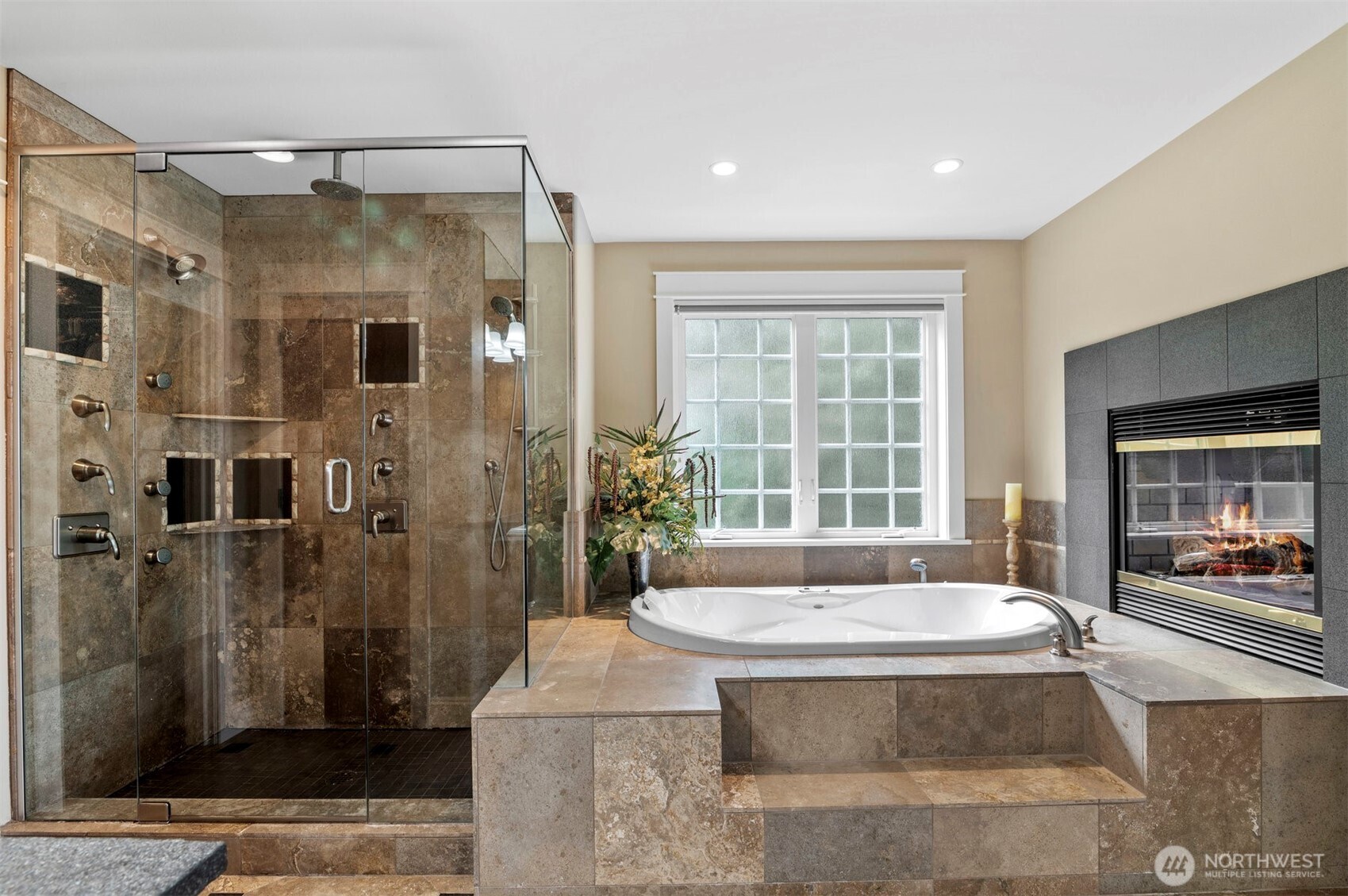 Primary ensuite with all the comfort amenities.
