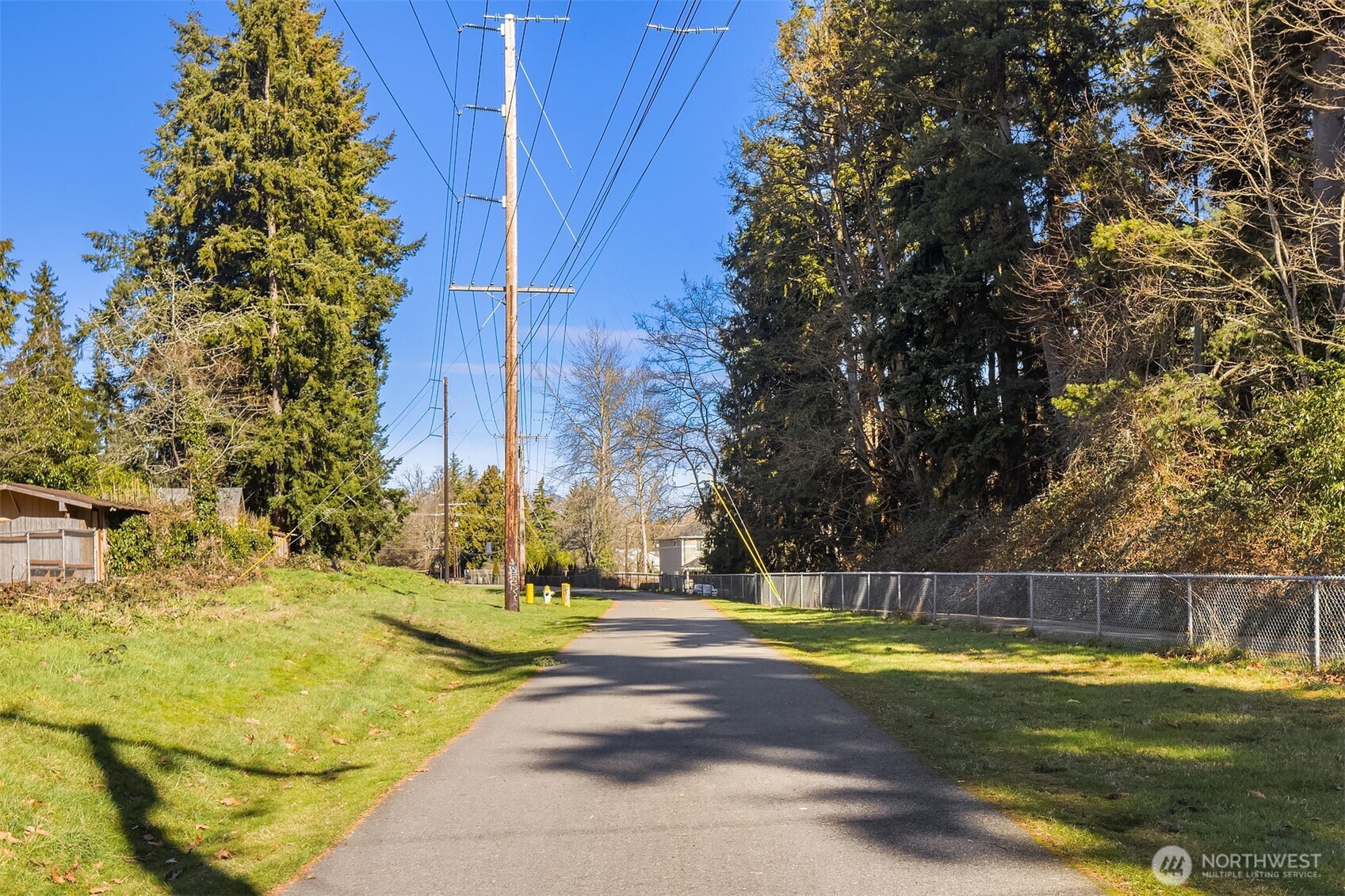 Access to Interurban Trail from gate.