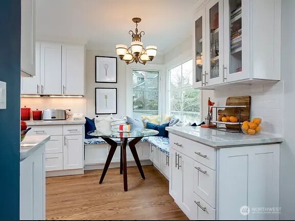 Chef kitchen with custom cabinets