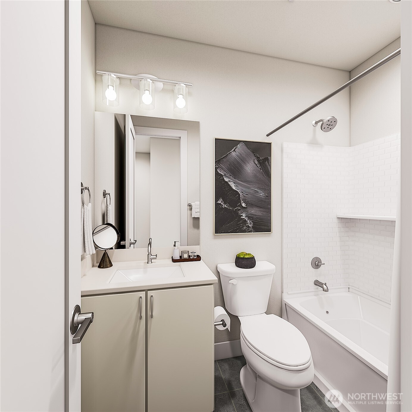 Hall Bath - (Facade, Ext Colors, Interior Photos & Floor Plans for illustrative purposes only. Actual Facade, Ext Colors, Interiors & Floor Plans may differ.)