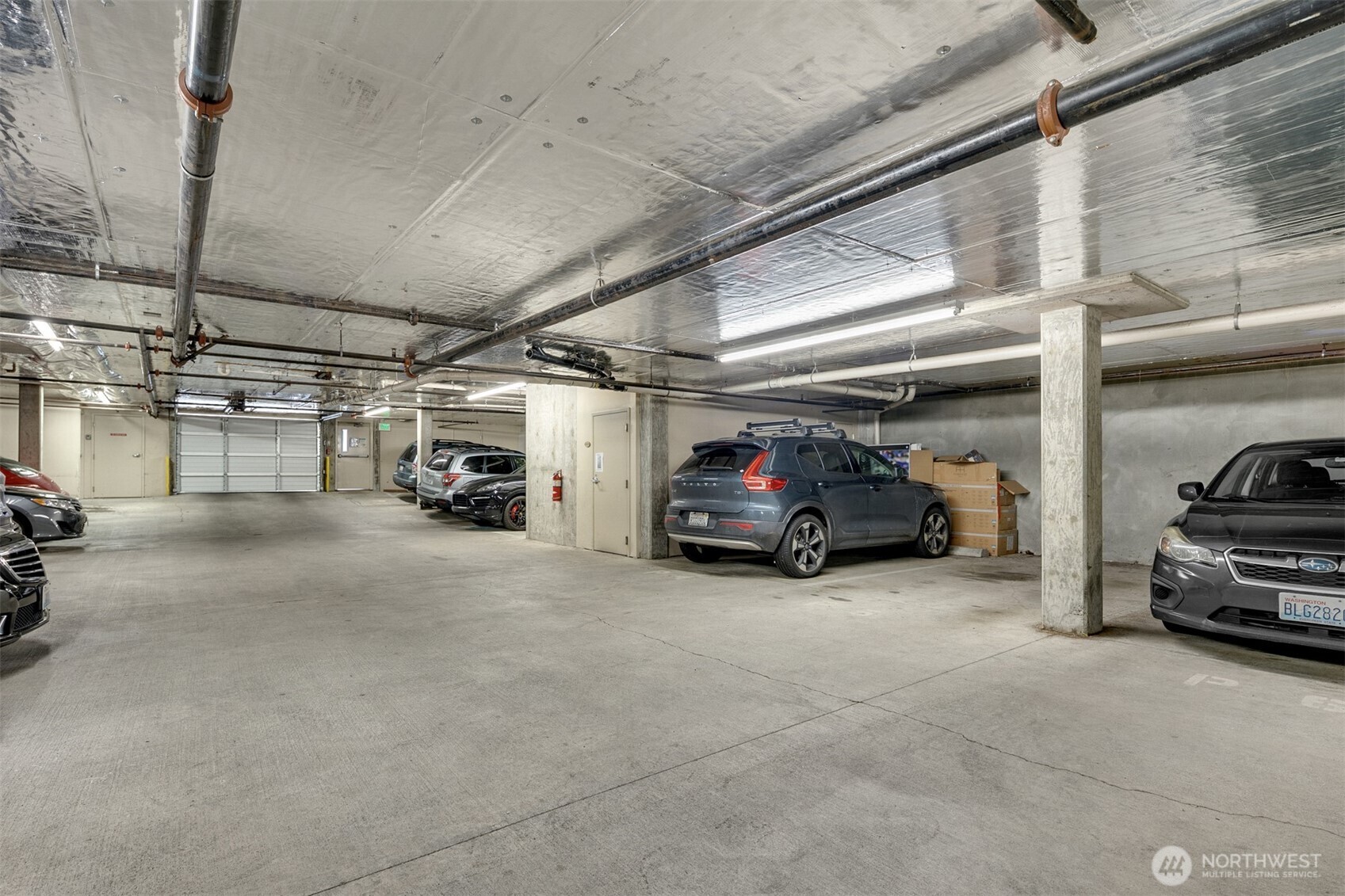 Secured Garage w/Designated Parking & Storage