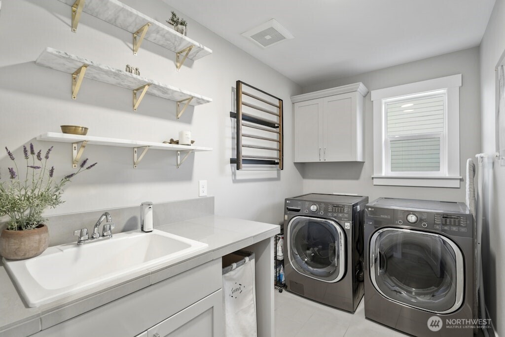 Laundry room.