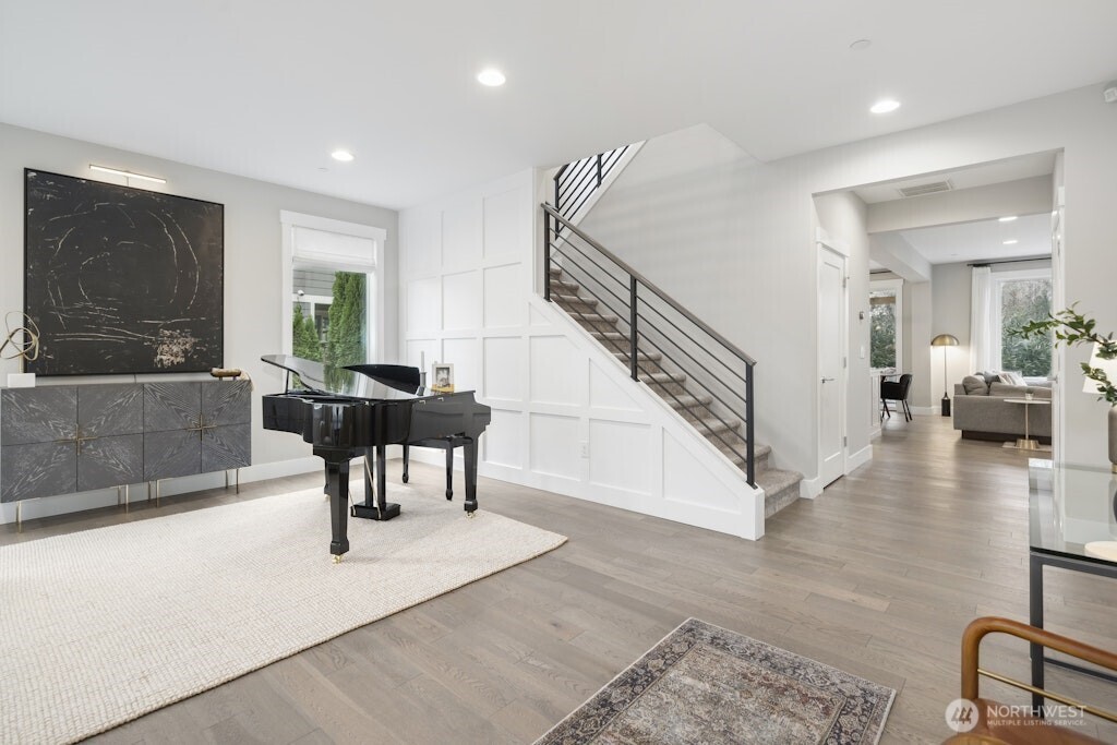 Gorgeous, engineered hardwood flooring.