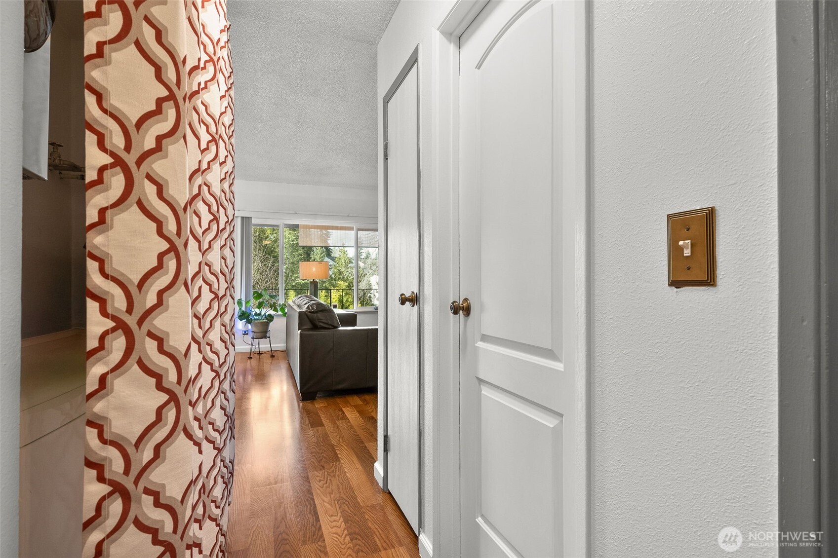 Hallway leading from bedrooms to Living room