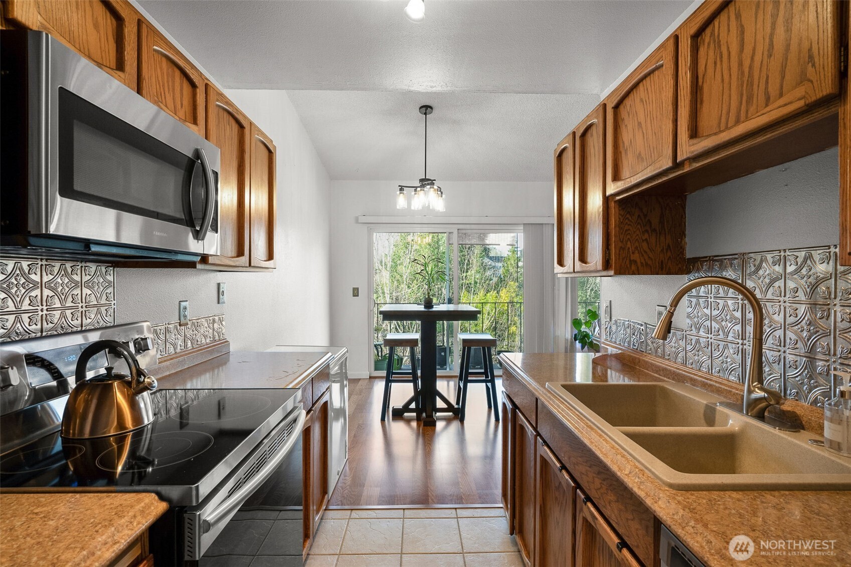 Walk through kitchen with SS appliances