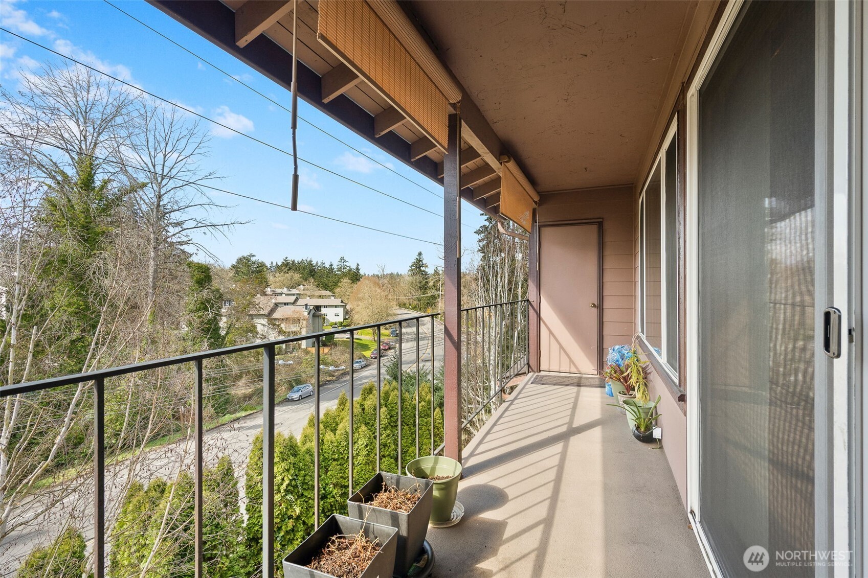 Private Deck with Storage