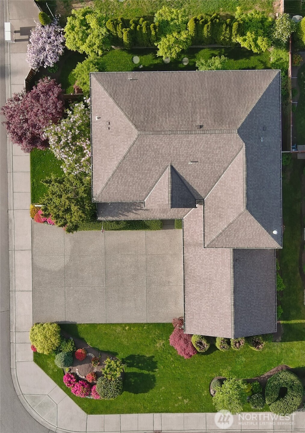 Amazing storage space above the 3 car garage