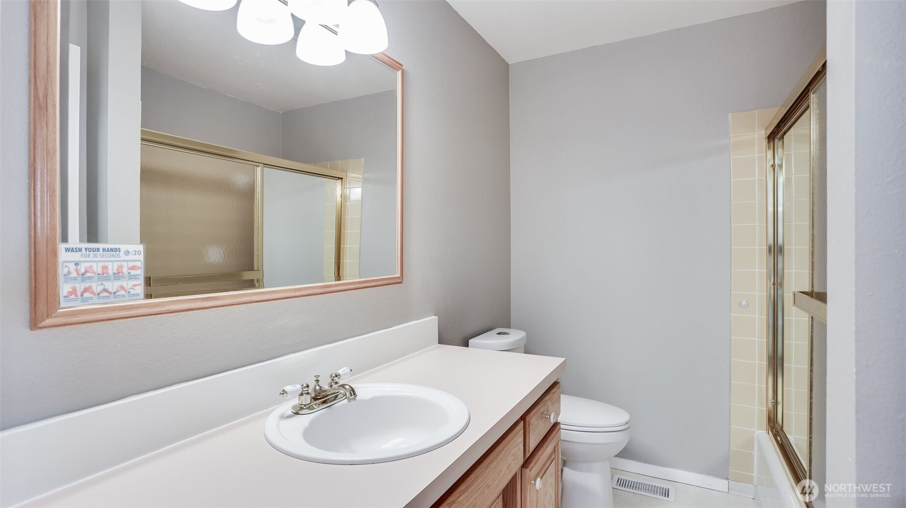 Full guest bathroom conveniently located near the guest rooms.