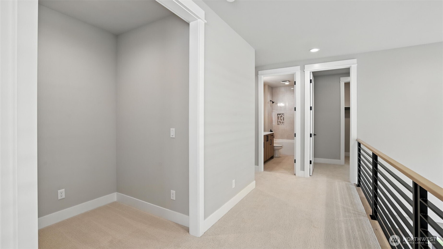 Unique design feature: use this space as a Pooja Room, or E-space Room, or whatever you'd like! Doors can be added by Builder upon request.