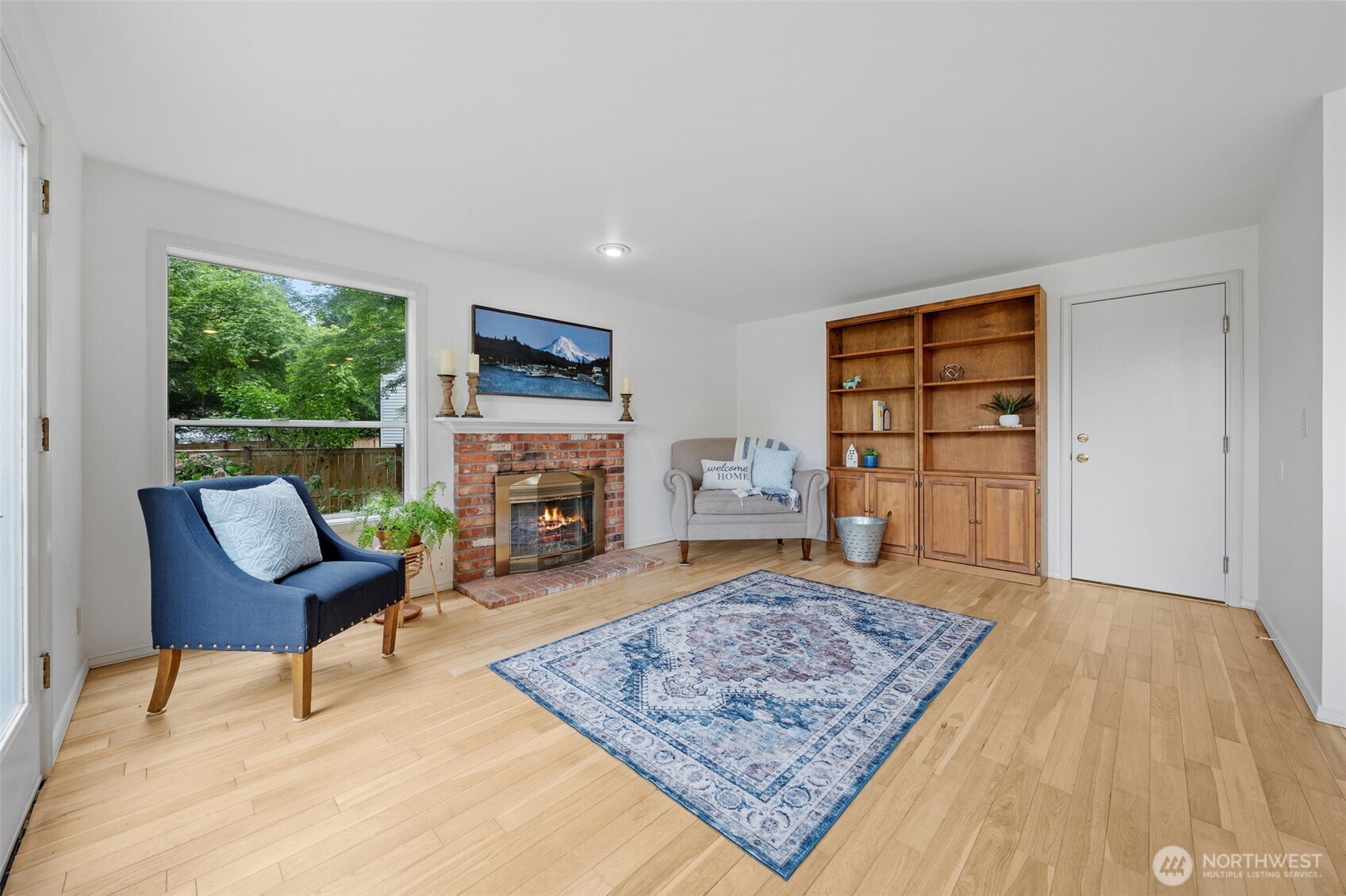 Beautiful room off of the kitchen.