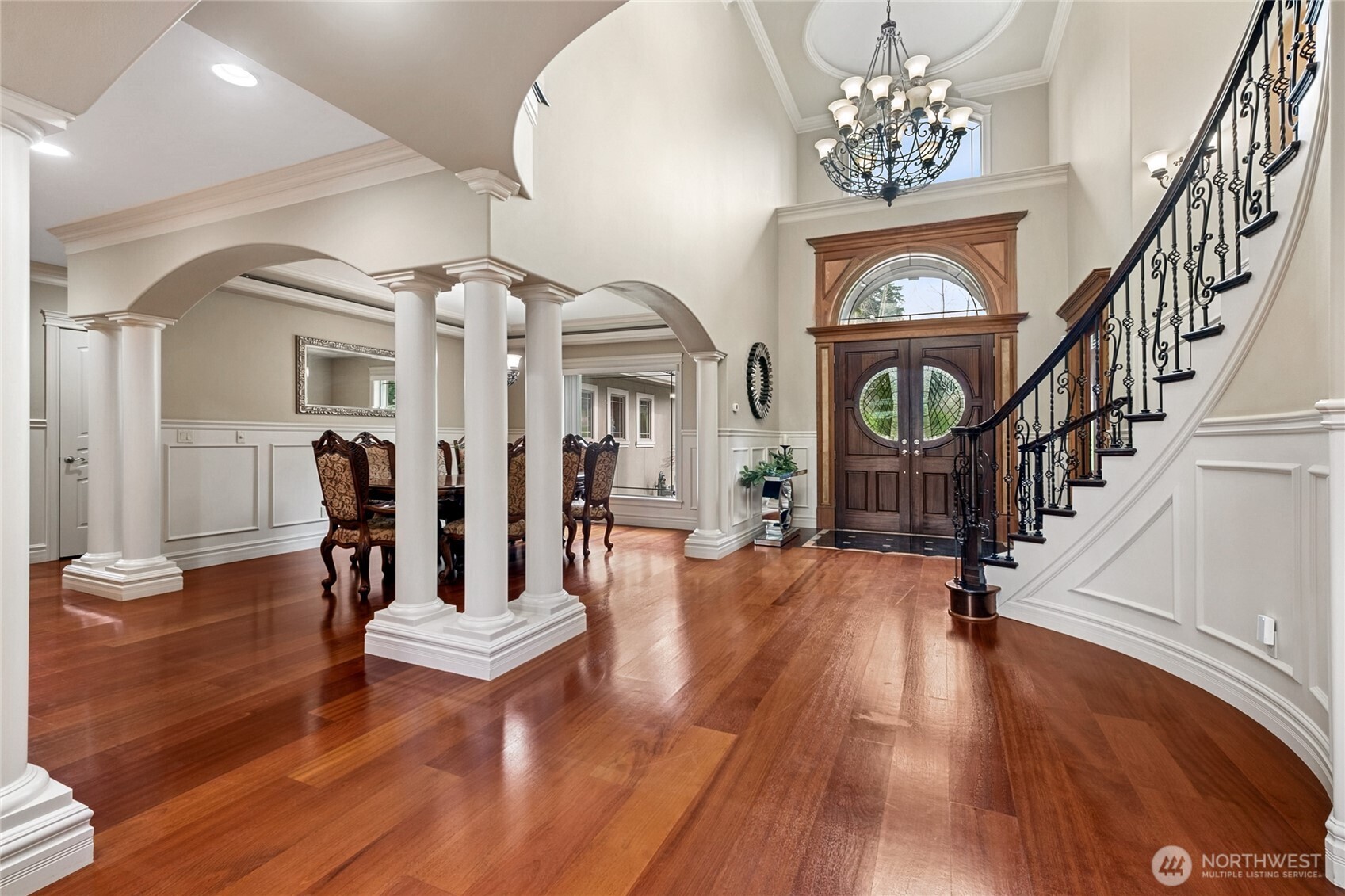 The entry is a true masterpiece of design and craftsmanship.