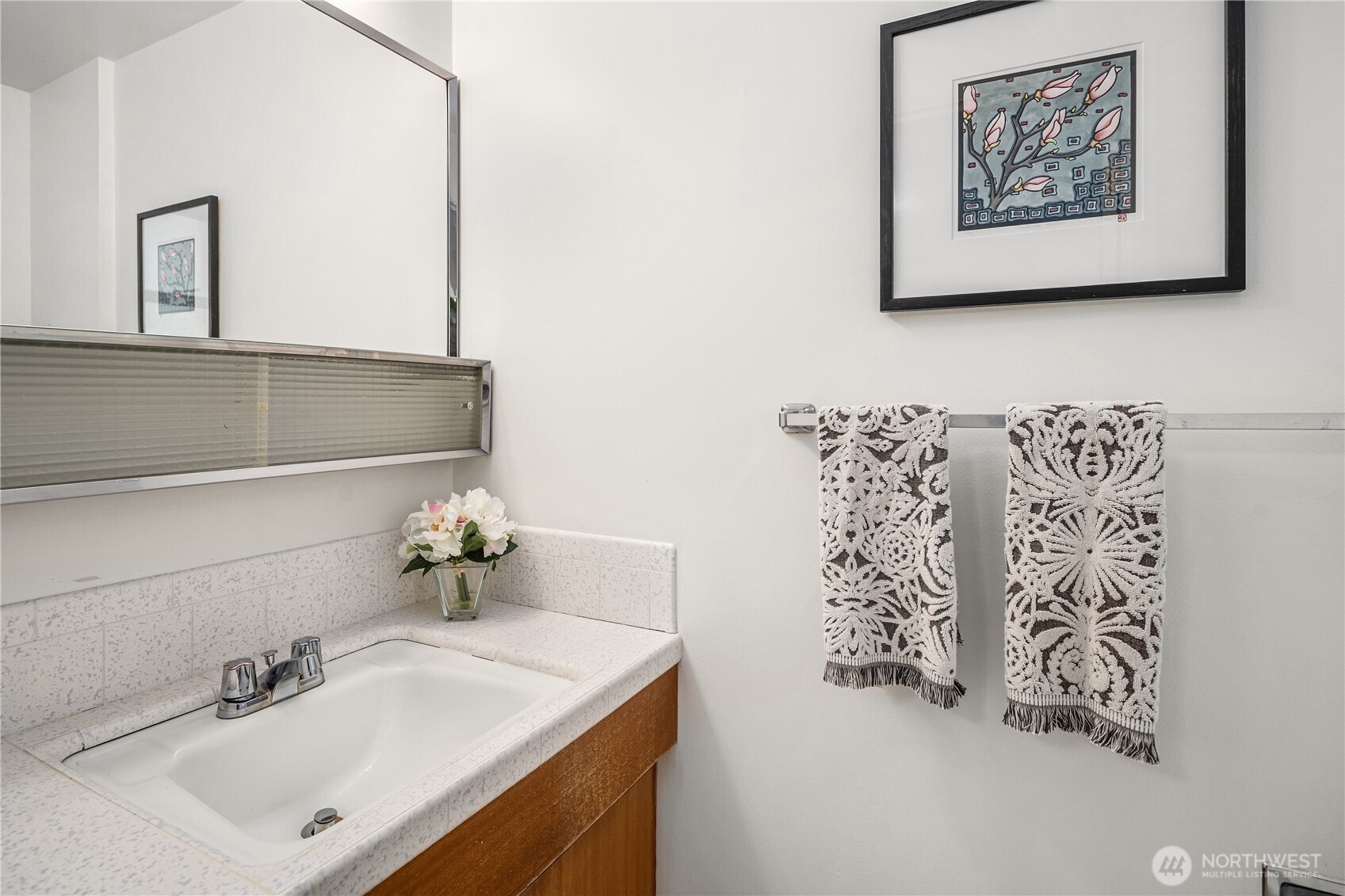 Primary half-bath.