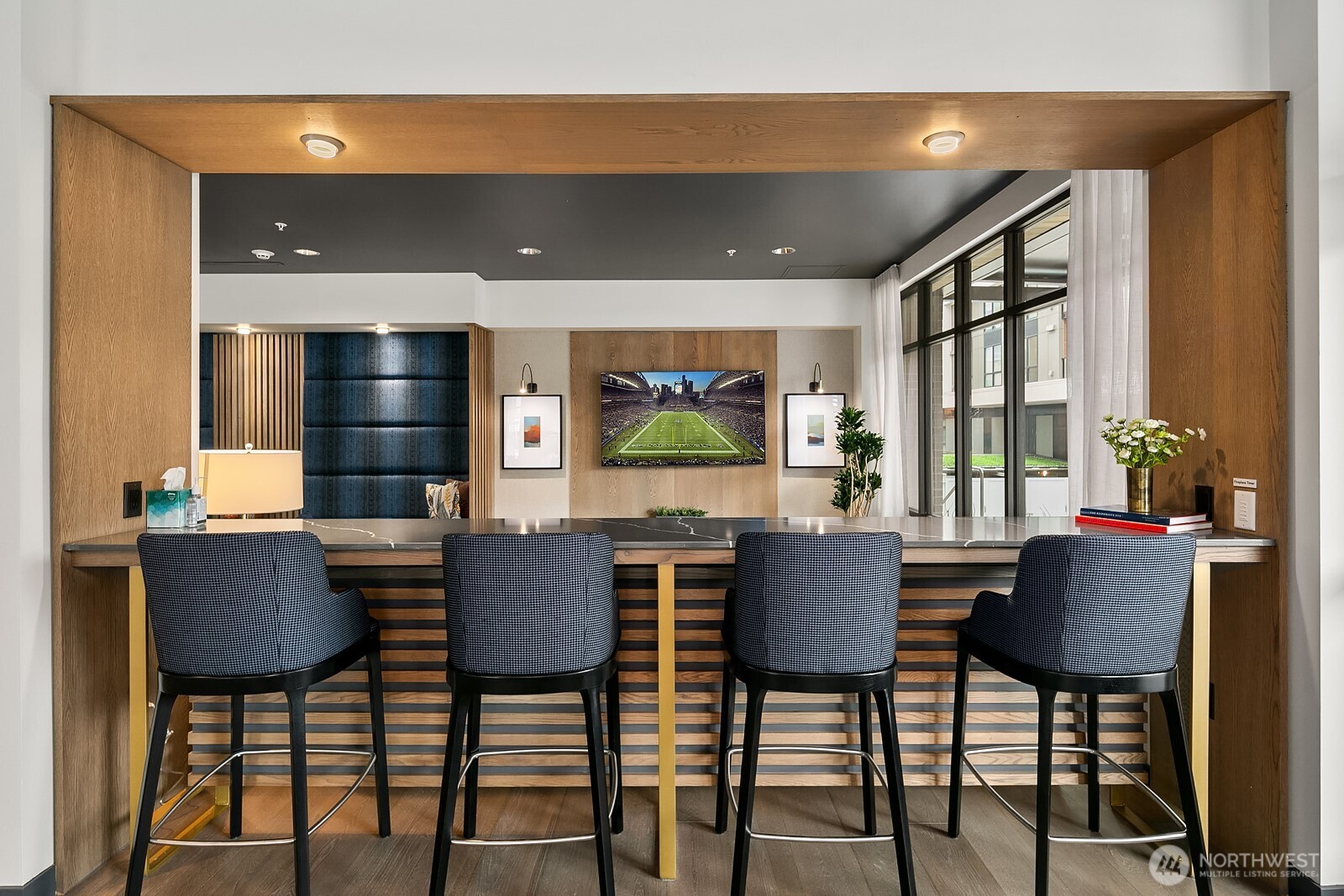 Perfect Place to Watch The Super Bowl in the Club House