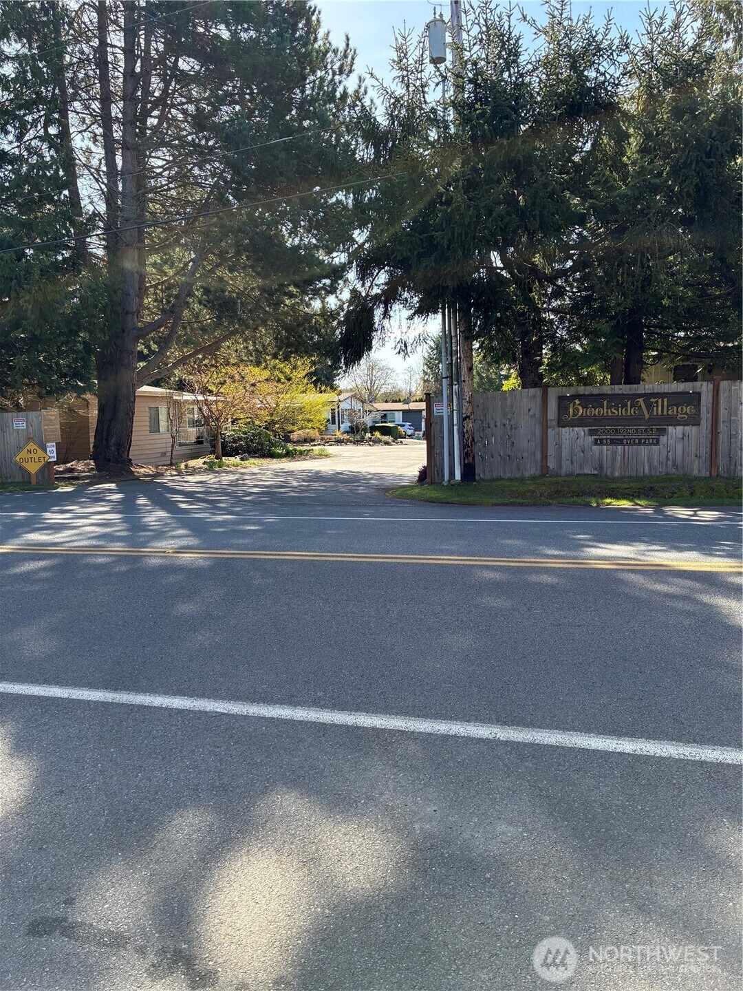 Entrance of Brookside Village on 192nd St SE, Bothell WA