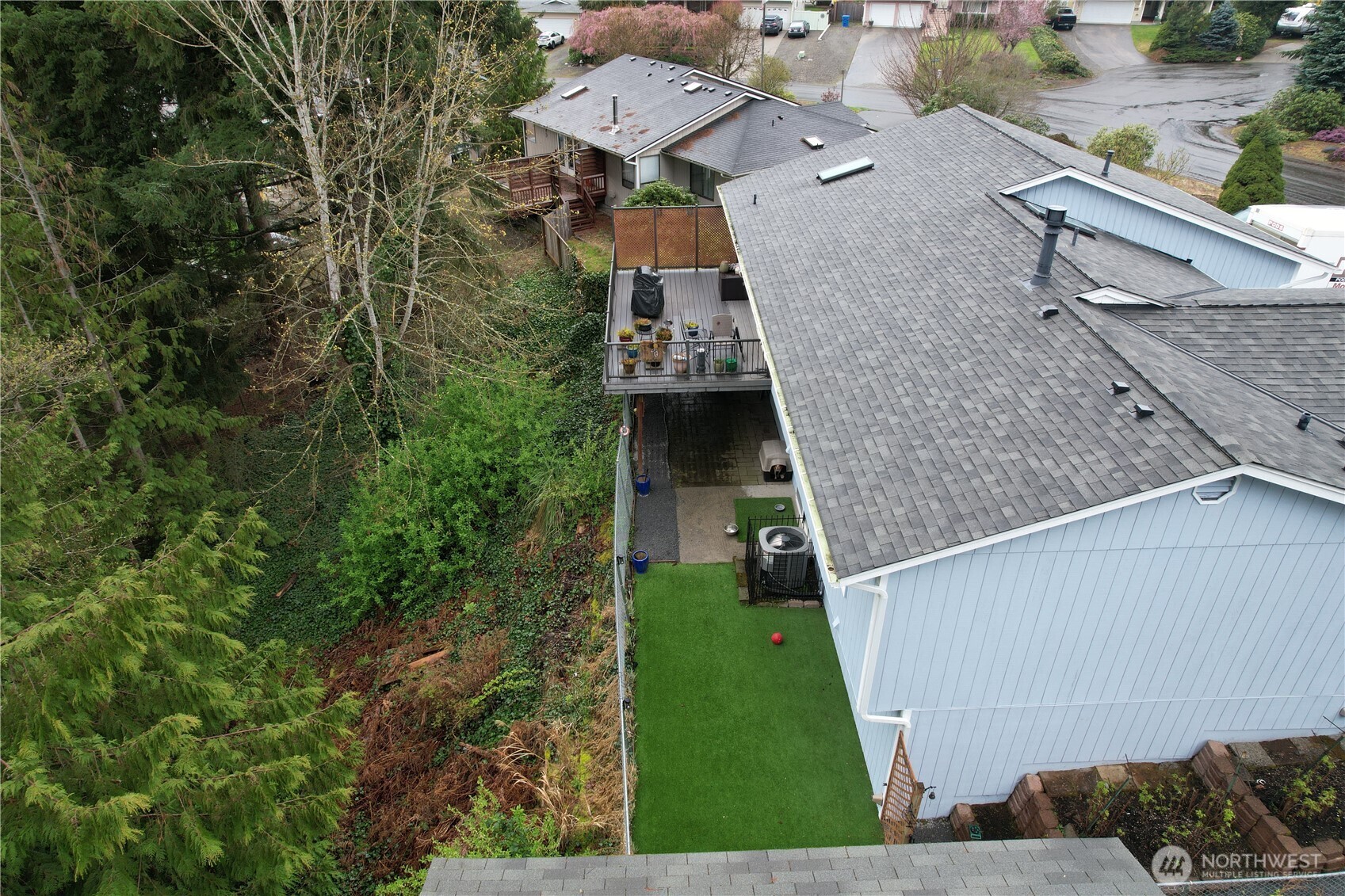 Front of home, new sod being laid on April 3rd