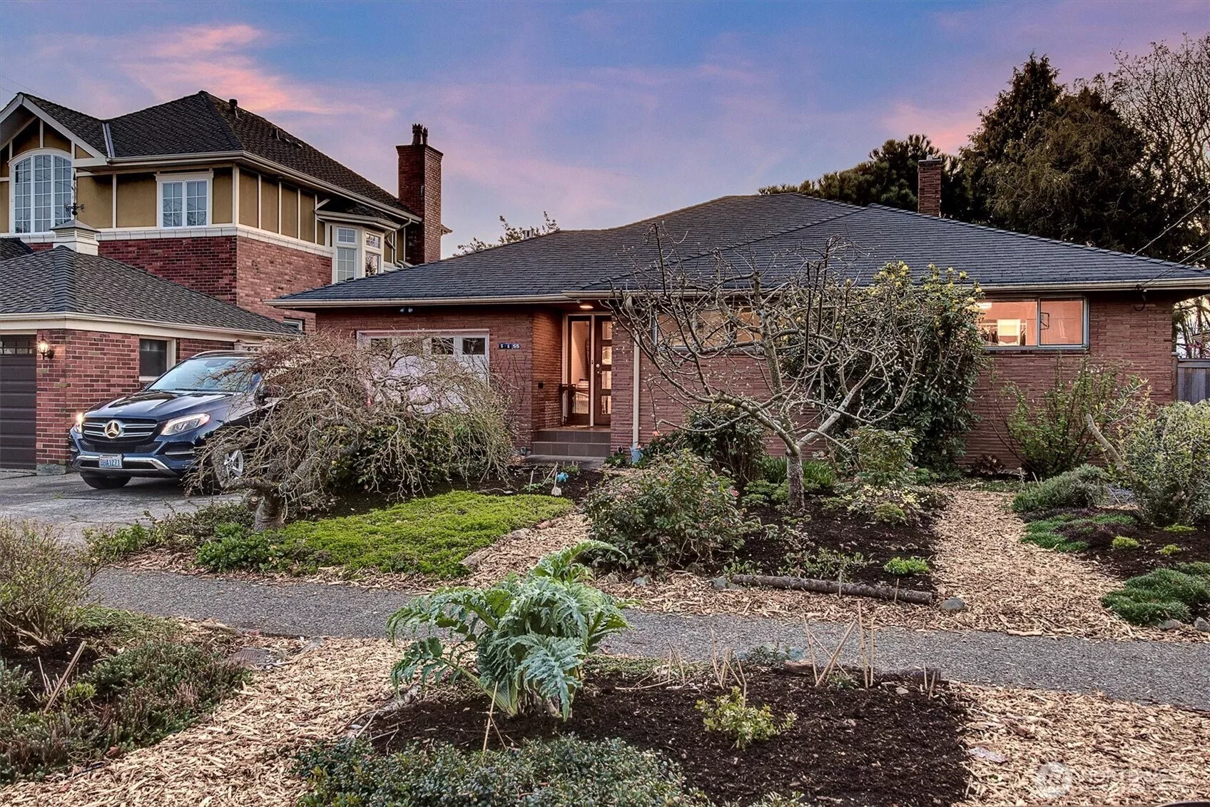 Quiet, tee-lined street.  5-bedroom home with excellent bones!   Second story easily accommodated.