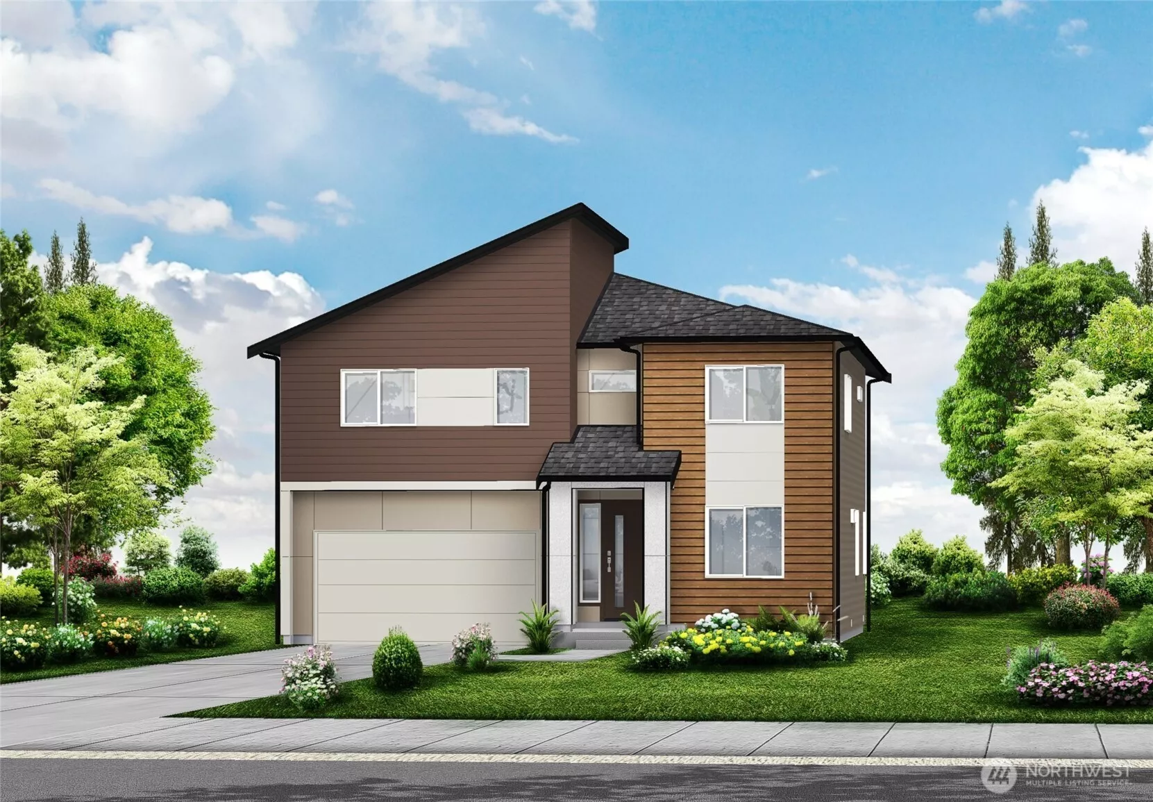 Rendering of home. Photo not of actual home