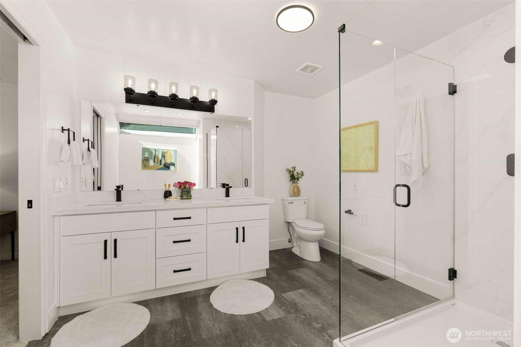 Stunning remodel!  Primary BA!