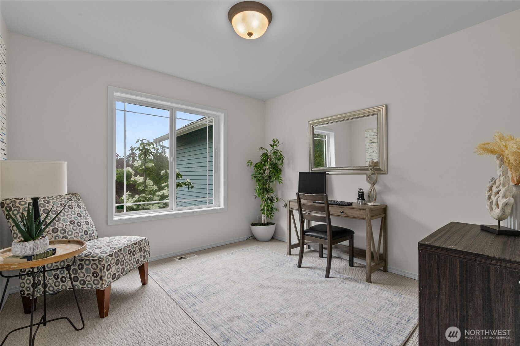 Main floor den/office just off entry.