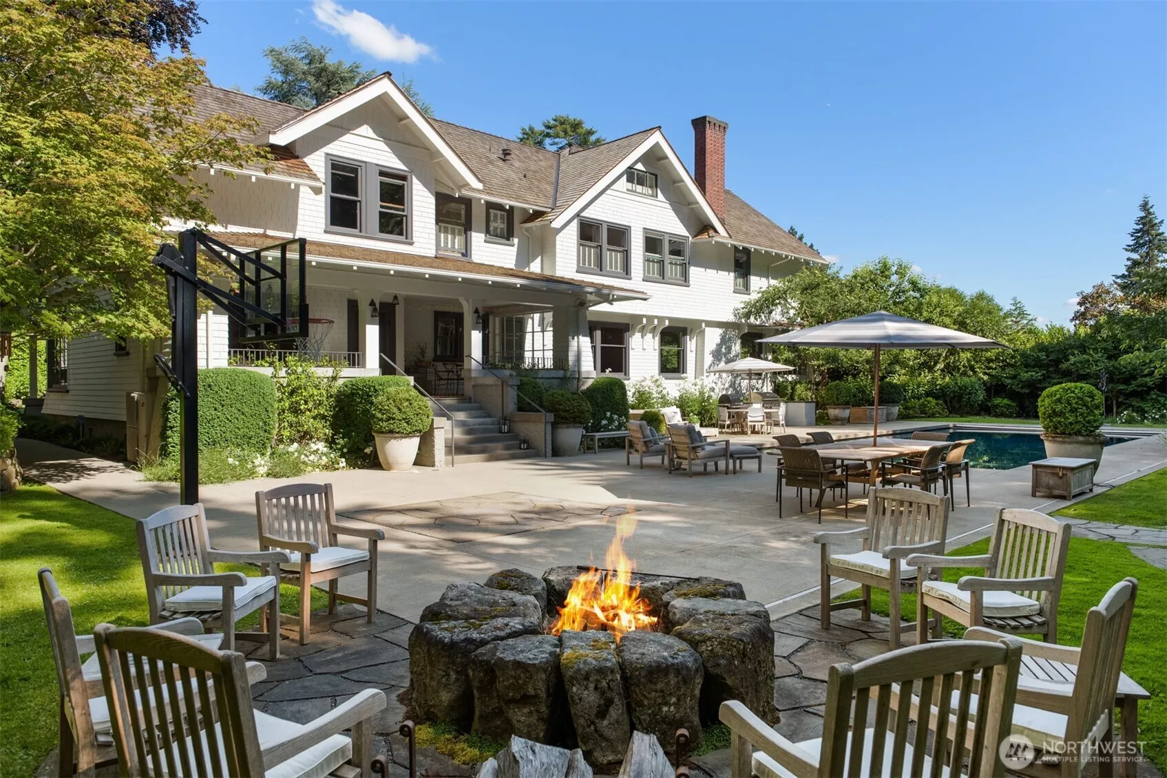 The Gables, Medina's first mansion. Established 1903, completed 1908, revitalized with effective year built, 2007.