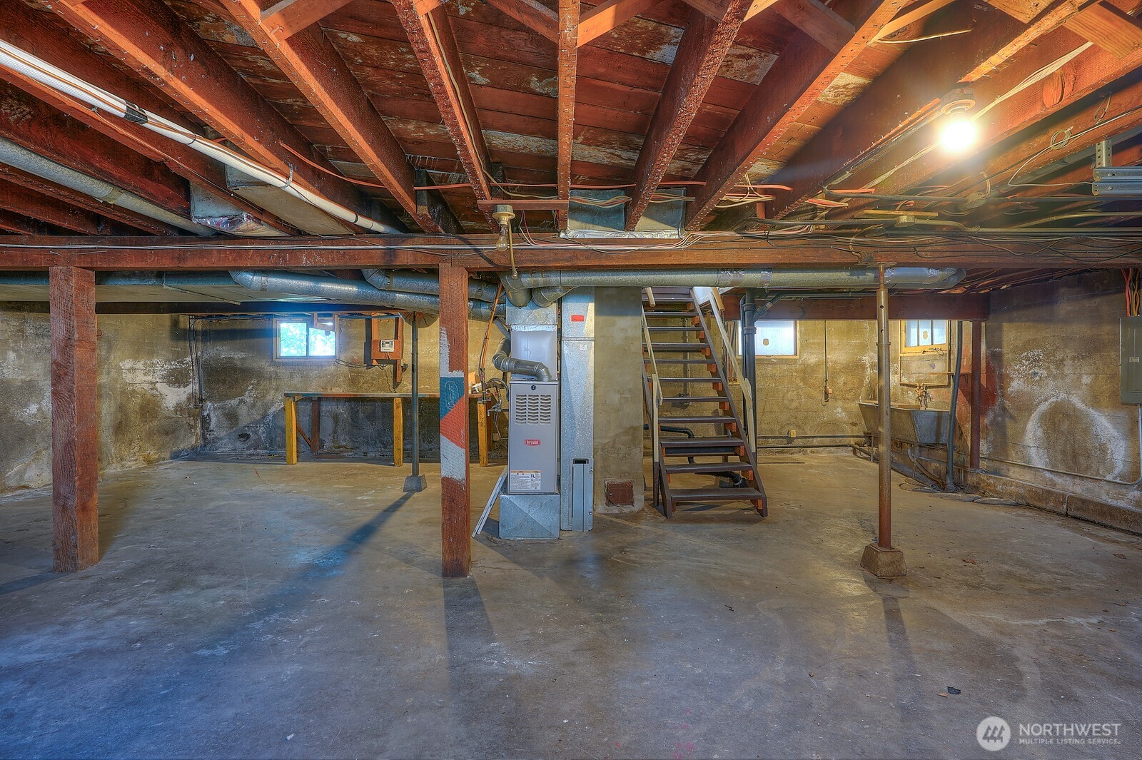 A newer furnace provides for warmth cozy days and nights.