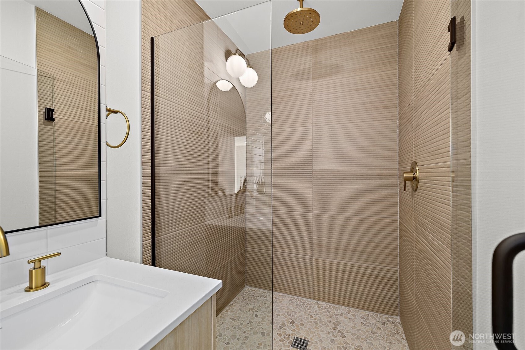 Walk-in closet in primary! Model home. Colors and finishes may vary.