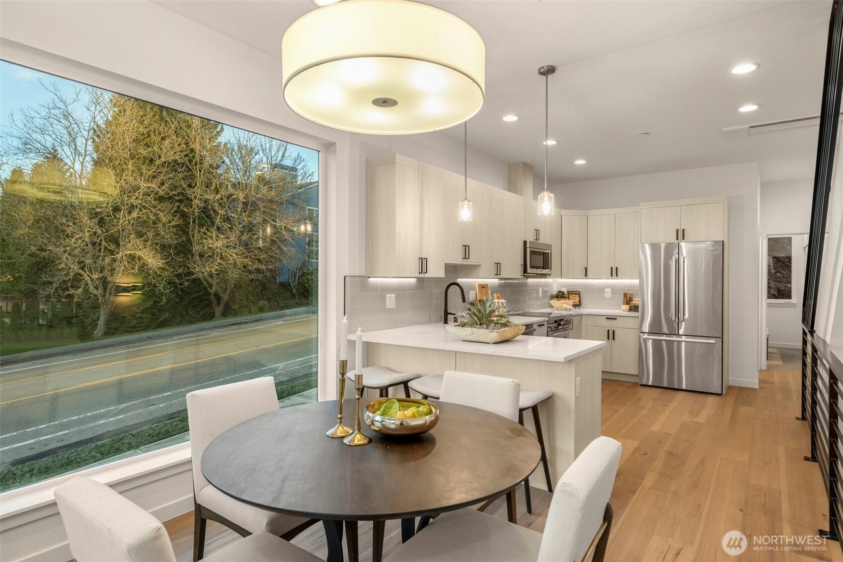 Open Concept Dining Room Space.