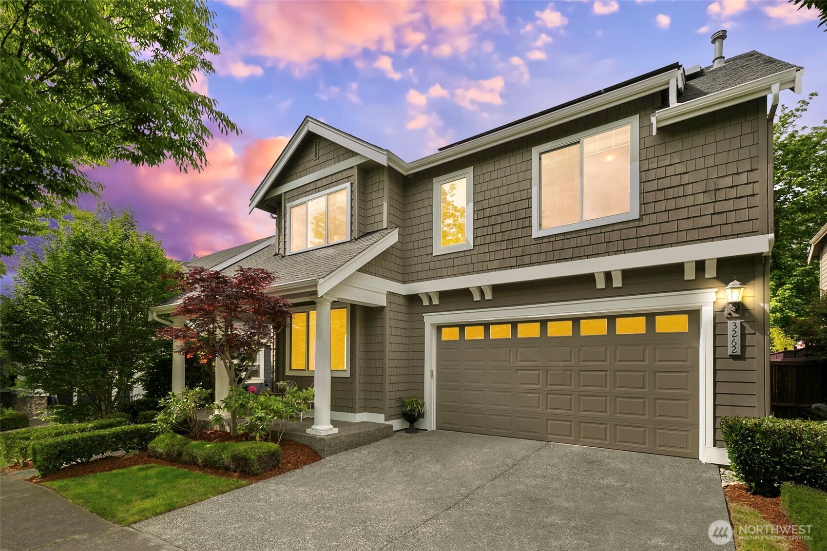 A true Issaquah Highland greenbelt stunner, featureing NEW carpet, int/ext paint, cooktop & vent hood, and water heater. Smart Energy include LED lighting, 2 year old solar panel (25 Yr Warranty) & EV charger!