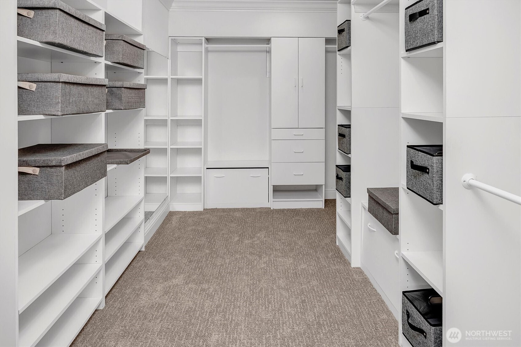 Primary walk-in closet