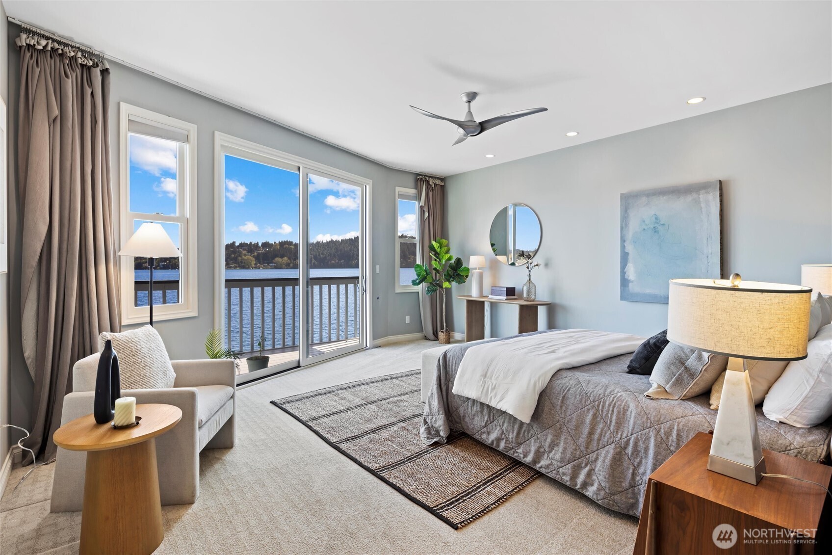 Massive Primary bedroom with private deck