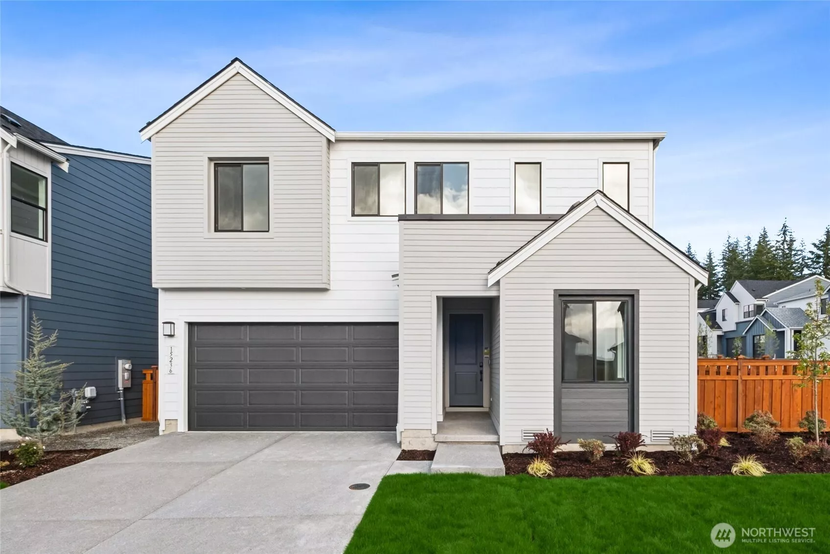 Actual Exterior of Homesite 25.