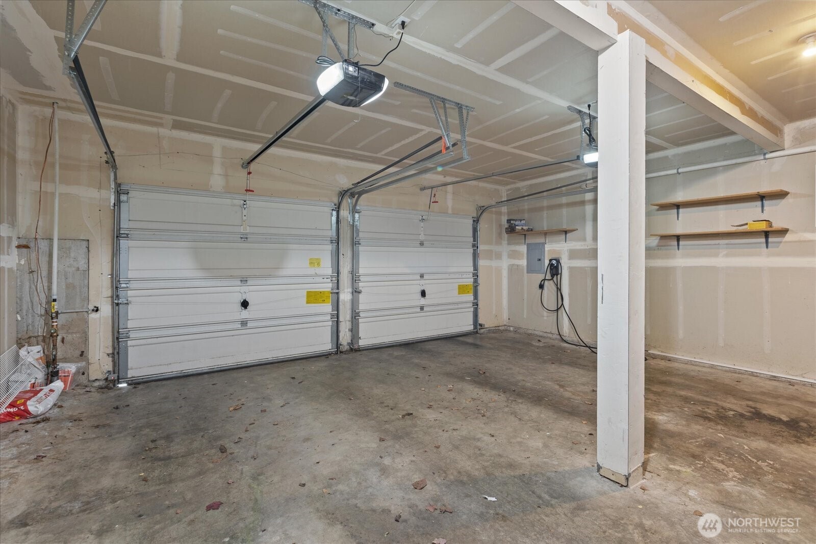 Garage with EV charger