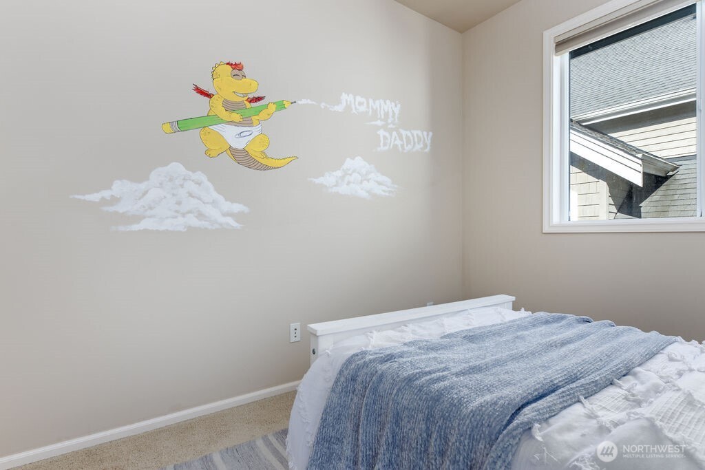 Reading Dragons! Original art work for bedtime stories in 1 of 4 bedrooms on 2nd floor!
