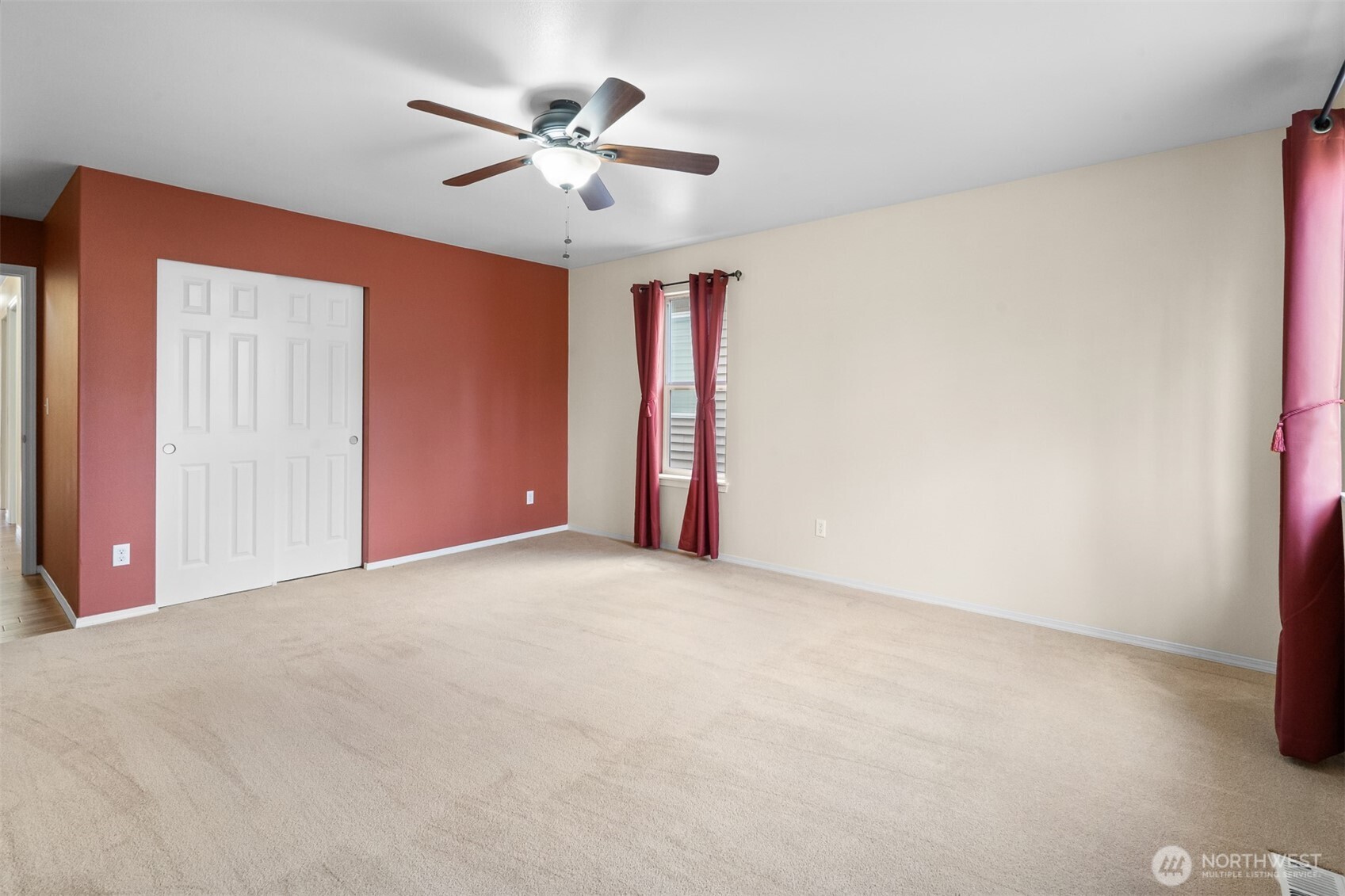 Expansive upper-level bonus room with room to grow