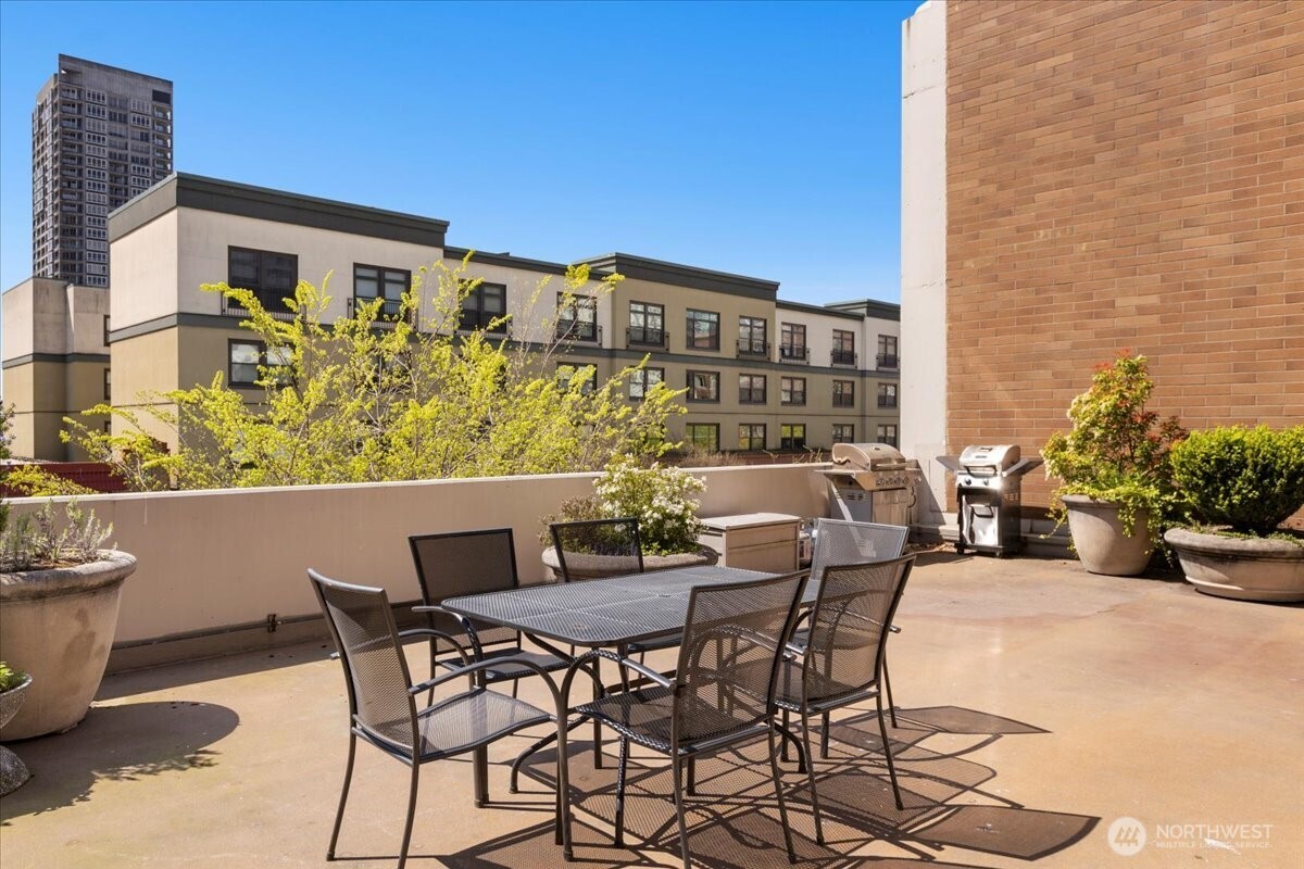 Outdoor pool area