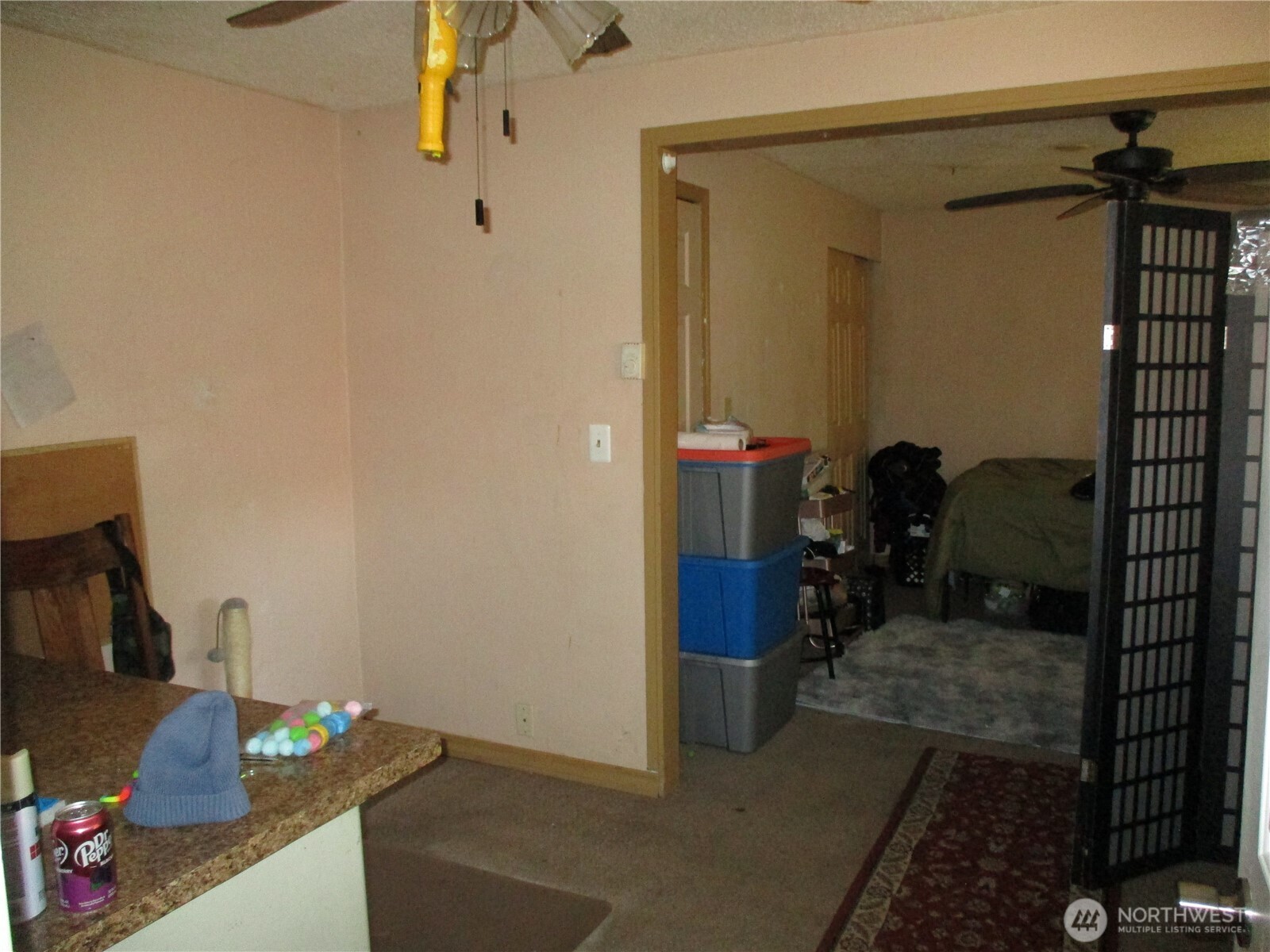 This was 2 bedrooms, however, made into one to care for mother.