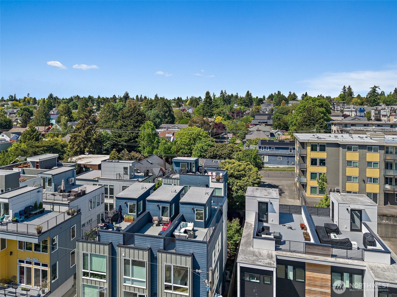 Rooftop deck on the right.