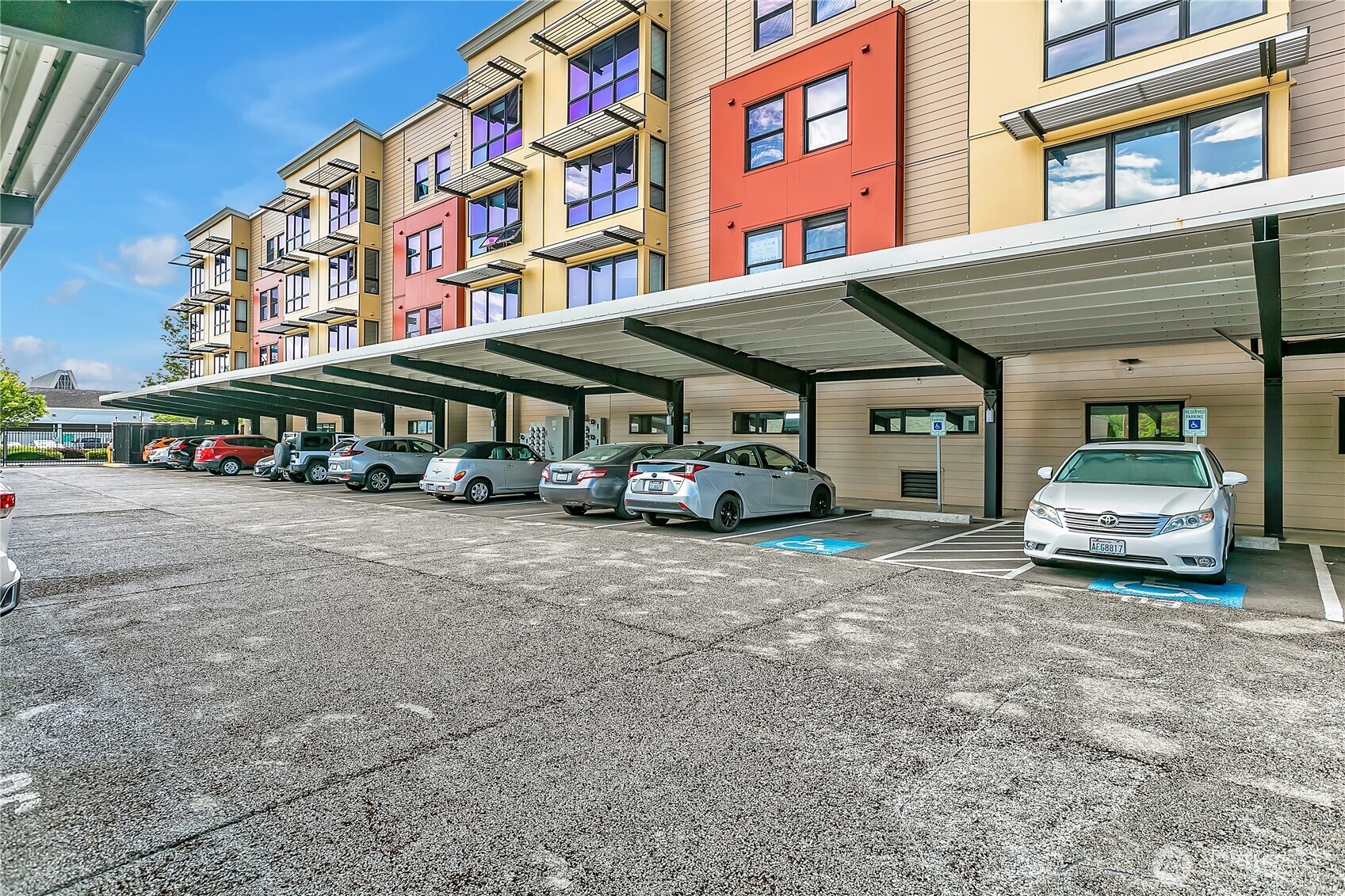 Secure gated covered Parking