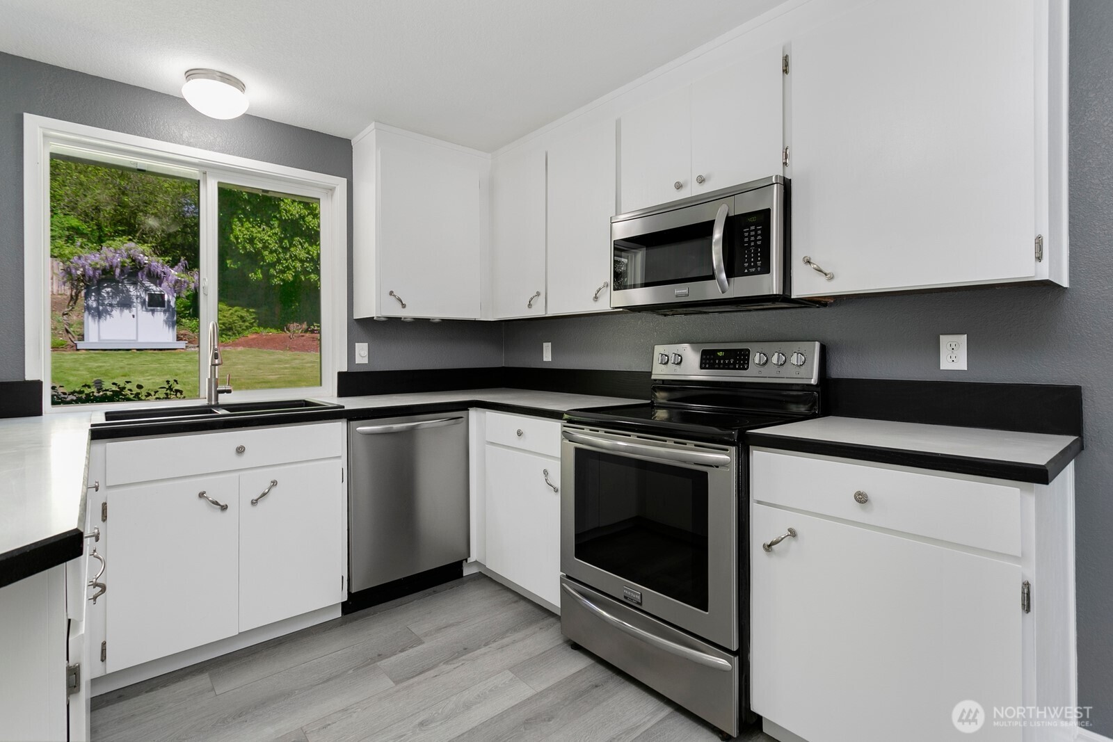 Open concept kitchen