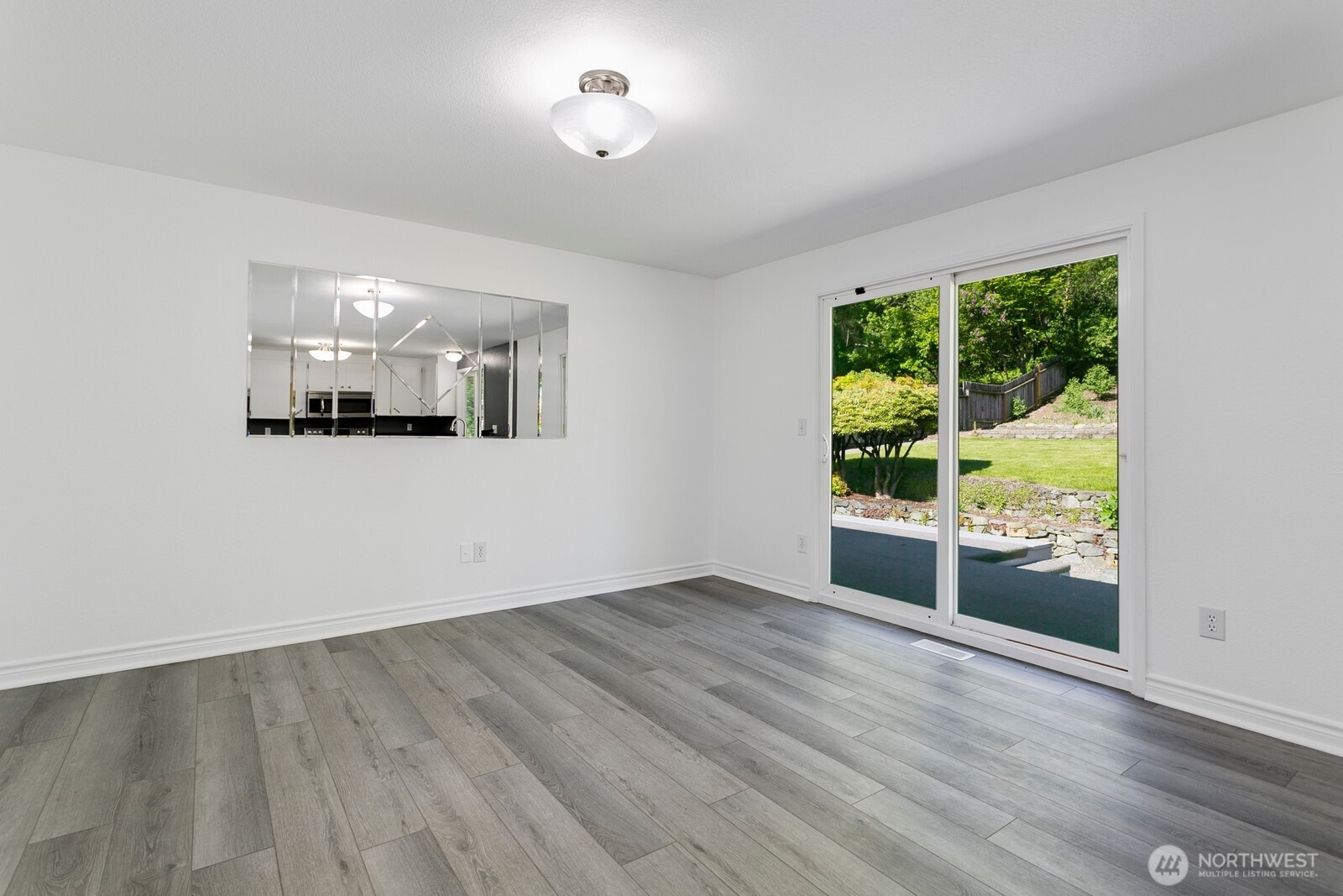 Freshly finished kitchen with ample space