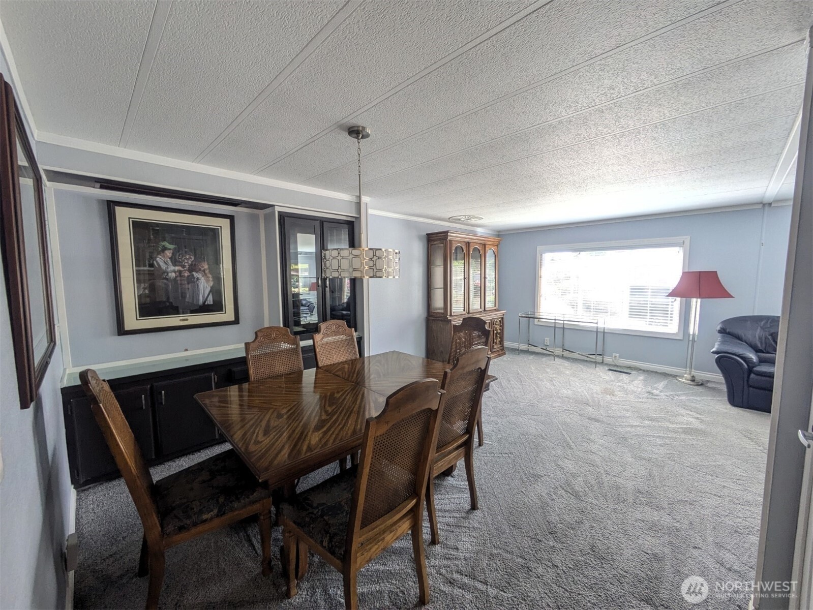 Plenty of room for a dining set