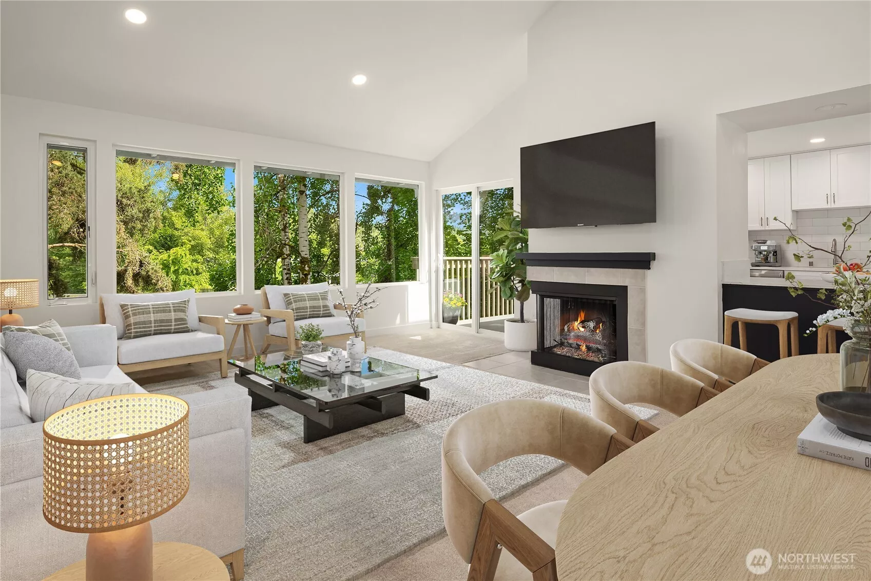 A grand space for every day living or entertaining